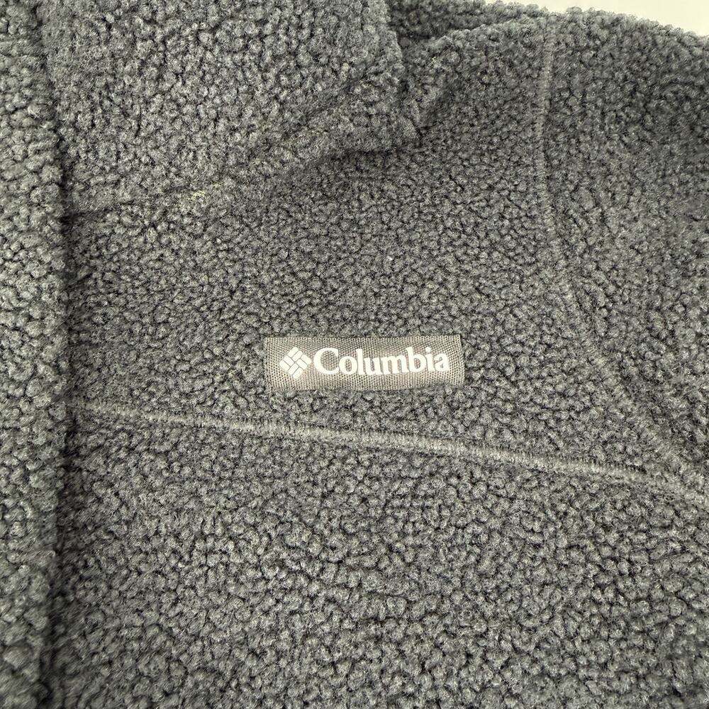 Columbia Panorama Long Sherpa Fleece Black Sweater Jacket Women’s Size 1X EUC - Picture 6 of 10